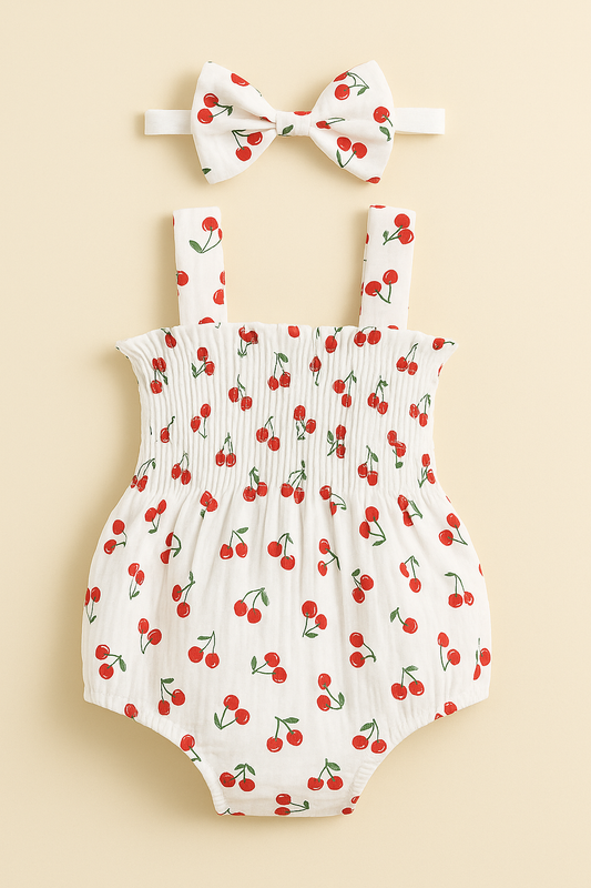 Zoe Romper + Hairband Set