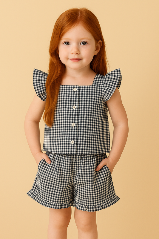 Macy Checkered Set