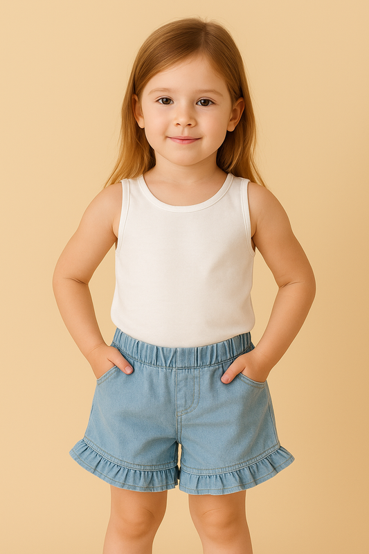Nyla denim shorts